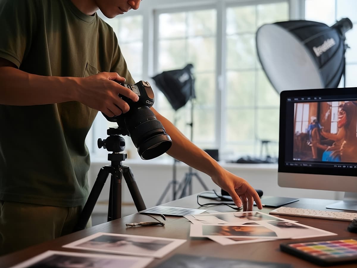 Photography client management system with project calendar and invoice tracking for wedding and portrait photographers